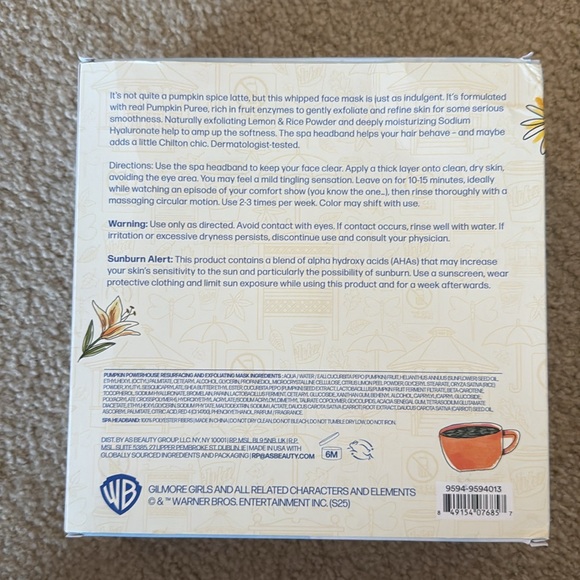 Bliss x Gilmore Girl Dragonfly Inn Resurfacing and Exfoliating Mask + Plaid Head - Picture 2 of 3